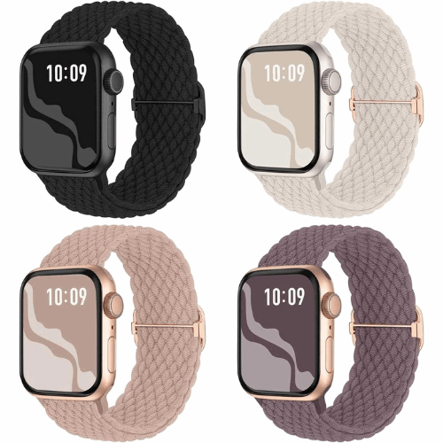 WomSir Stretchy Apple Watch Band - 38mm 40mm 41mm 42mm 44mm 45mm 49mm 